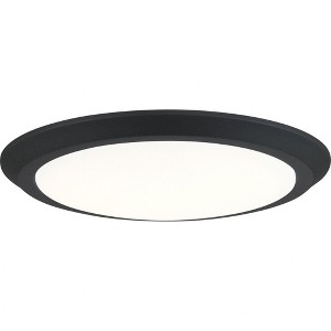Quoizel Lighting Verge 1 - Light Flush Mount in  Earth Black - 1 of 2