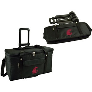 NCAA Washington State Cougars  Folding Soft Sided  Rolling Cooler -64 Cans - 1 of 4