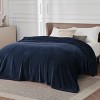 Cozy Comfort by Bedsure | Flannel Blanket Solid 260GSM Soft Fuzzy Plush Bed Blanket - 2 of 4