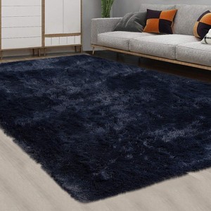 Shaggy Area Rug Modern Indoor Plush Fluffy Rugs Soft and Comfy Velvet Faux Fur Carpet Rugs for Bedroom Living Room Nursery - 1 of 4