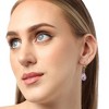 SOHI Women's Lilac Belle Drop Earrings - 4 of 4