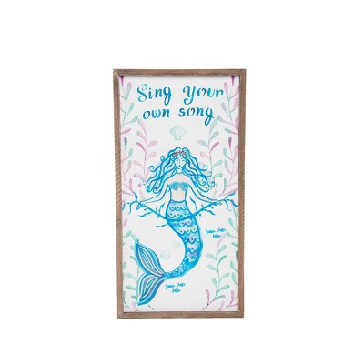 Beachcombers Sing Your Own Song Wall Art 16.93 x 0.59 x 8.66 Inches.