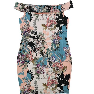 GUESS Womens Navine Bodycon A-line Dress