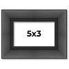 PosterPalooza | Photo Size Refined Black Picture Frame - UV Acrylic, Foam Board Backing, Hanging Hardware - 2 of 4