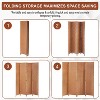 BestMassage Room Divider Wood Screen 4/6 Panels Room Portable Privacy Screen Divider - 4 of 4