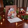 Unique Bargains Christmas Greeting Card Multicolor 4.7"x4.7" 1 Set - 2 of 4