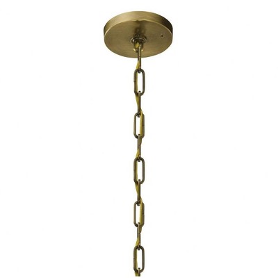 Abbotswell 24.75" Polished Nickel Modern Cage Pendant Light