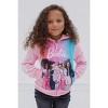 Barbie Girls Fleece Zip Up Hoodie Little Kid to Big Kid - 2 of 4