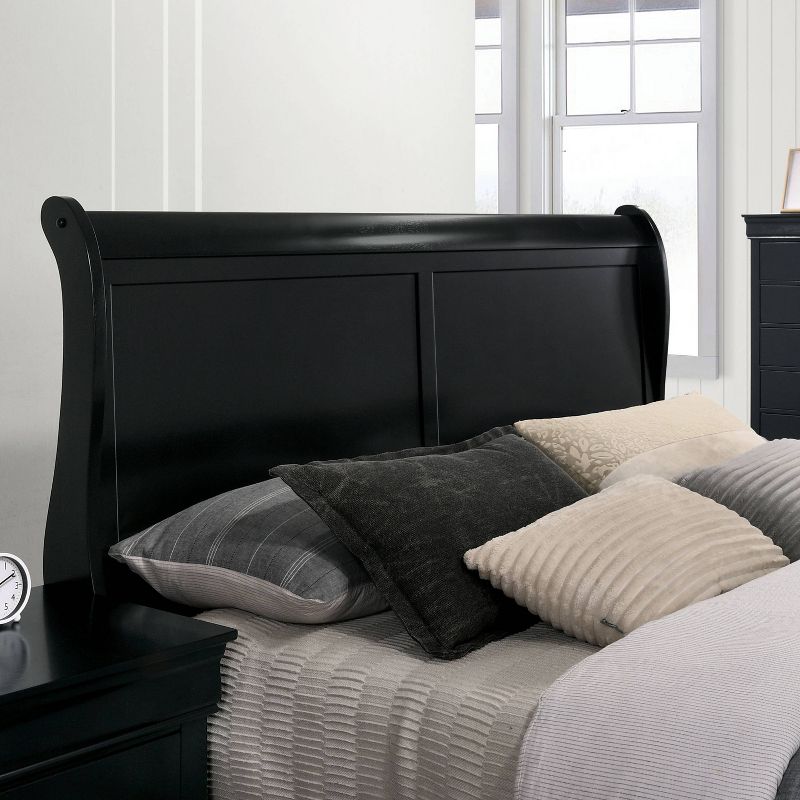 Sliver Sleigh Panel Bed - HOMES: Inside + Out, 4 of 7