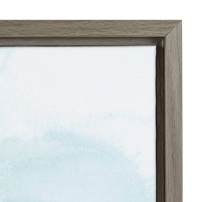 27" x 19" Framed Abstract Skyline Canvas Print