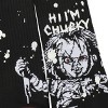 Chucky UV Color Change Hi I'm Chucky Men's Black Athletic Crew Socks - 4 of 4