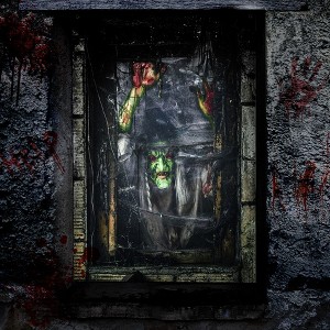 Presence Halloween Witch Curtain - 1 of 4