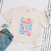Simply Sage Market Boho Sunshine State Of Mind Flowers Boxy Crop Top - 2 of 4