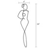Woman Silhouette - Metal Line Art Wall Decor Sculpture - 2 of 4