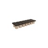 Meridian Furniture,Pavilion Boucle Fabric Bench - 4 of 4