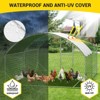 Large Metal Chicken Coop, Walk in Poultry Cage with Waterproof Cover, Chicken Run, Hen Rabbit Duck House for Backyard Farm Use - 4 of 4