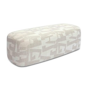 TOV Furniture Graceland Jacquard Upholstered Bench in Cream - 1 of 4