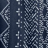 navy floral stripe