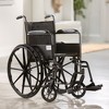 McKesson Wheelchair Steel 18"W x 16"D Swing-Away Footrest 146-SSP218FA-SF - 3 of 3