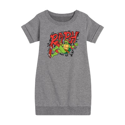 - Teenage Mutant Ninja Turtles - Raph Graphic Short Sleeve Fleece Dress