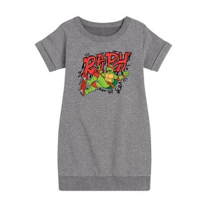 - Teenage Mutant Ninja Turtles - Raph Graphic Short Sleeve Fleece Dress - 1 of 4