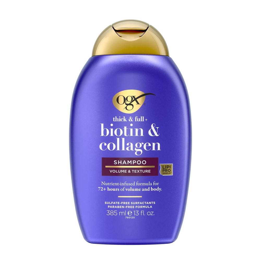 OGX Thick & Full + Biotin & Collagen Shampoo for Thin Hair - 13 fl oz