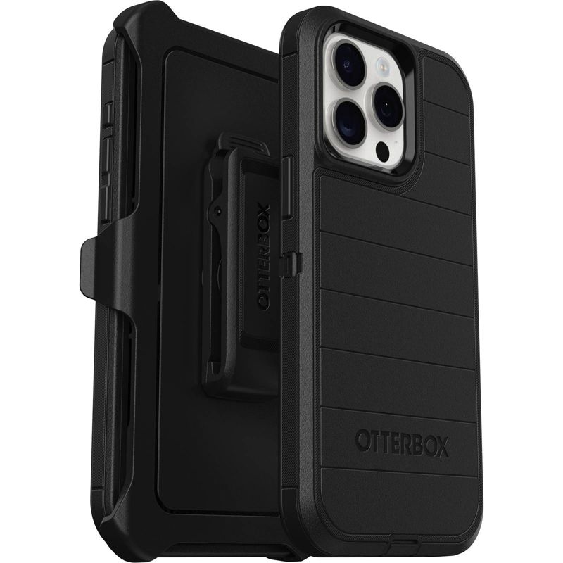 OtterBox Apple iPhone 15 Pro Max Defender Pro Series Case - Black, 6 of 9