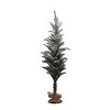 Transpac 60 in. Green Holiday Lush Snow Tree - 2 of 4