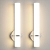 KAISITE Modern LED Wall Sconces, Set of 2 with Frosted Acrylic Shades, 18W - 2 of 4