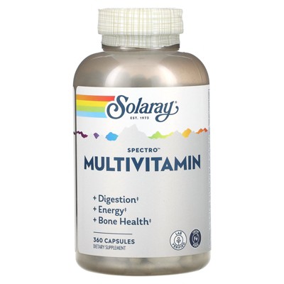 Solaray Spectro Multivitamin, Iron Free, 360 Capsules