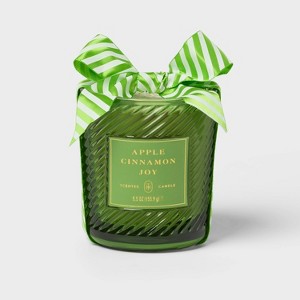 Swirled Glass Jar Candle - Threshold™ - 1 of 4