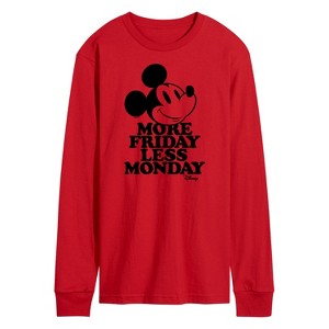 Men's - Disney - Mickey & Friends Long Sleeve Graphic T-Shirt - 1 of 3