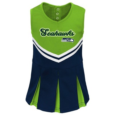 NFL Official Seattle Seahawks Cheerleader Outfit for shops Toddler