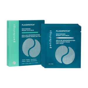 Patchology FlashPatch Restoring Night Eye Gels - 5 Pairs | Rejuvenating the delicate skin around your eyes | Flash Patch - 1 of 3