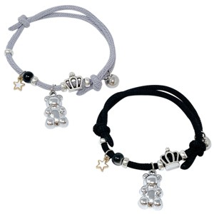 Wrapables Friendship Beaded Enamel Charm Bracelet - 1 of 4