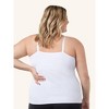 Leading Lady Maternity to Nursing Tank With Built-In Nursing Bra in White, Size: Small. - 2 of 4