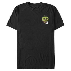 Men's Snow White and the Seven Dwarfs Poison Apple Silhouette Small Logo T-Shirt - 1 of 4