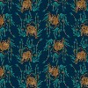 Tiger Bamboo Polyester Square Pillow Navy - Skyline Furniture - 4 of 4