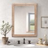 VYNXARIA Decorative Wall Mirrors - 22x30 Inch Wood Beading Frame Rectangle Mirror for Bathroom, Vanity, Farmhouse Decor - 3 of 4