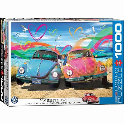 Eurographics Inc. VW Beetle Love 1000 Piece Jigsaw Puzzle