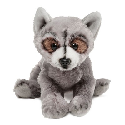 Bearington Lil' Rocko Small Soft Fur Plush Stuffed Animal Raccoon, 7 inches