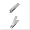 Unique Bargains Round Tail Nail Clippers Set 4 Pcs - 4 of 4