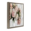 Stupell Industries Elegant Pink Roses Arrangement Floating Frame Canvas Art - 2 of 4