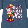 - Paw Patrol - Hugs Kisses Pup Treats Graphic Short Sleeve Fleece Dress - 2 of 4