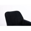 CAVINAS Mid-Century Modern Velvet Boucle Arm Chair,Plush Comfy Gold Leg Accent Chair for Living Room,Bedroom,Black - 4 of 4