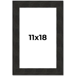 PosterPalooza | Contemporary Black Picture Frame - UV Acrylic, Foam Board Backing, Hanging Hardware - 1 of 4
