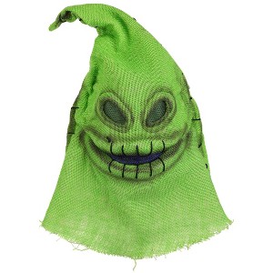 HalloweenCostumes.com One Size Fits Most   Adult Authentic Disney Oogie Boogie Mouth Mover Mask | Disney Masks, Black/Green - 1 of 4