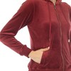 Women's 2 Piece Velour Tracksuit Set - White Mark - 4 of 4