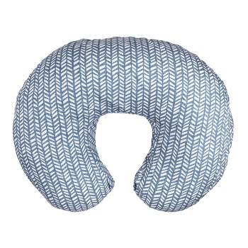 Boppy Nursing Pillow Original Support, Blue Herringbone