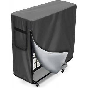 Akefit Folding Bed Cover Waterproof Dustproof Storage Protector with Zippers and Handles Gray 39in - 1 of 3